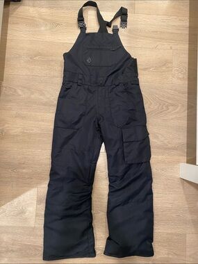 Volcom Black Snow Bib Pants